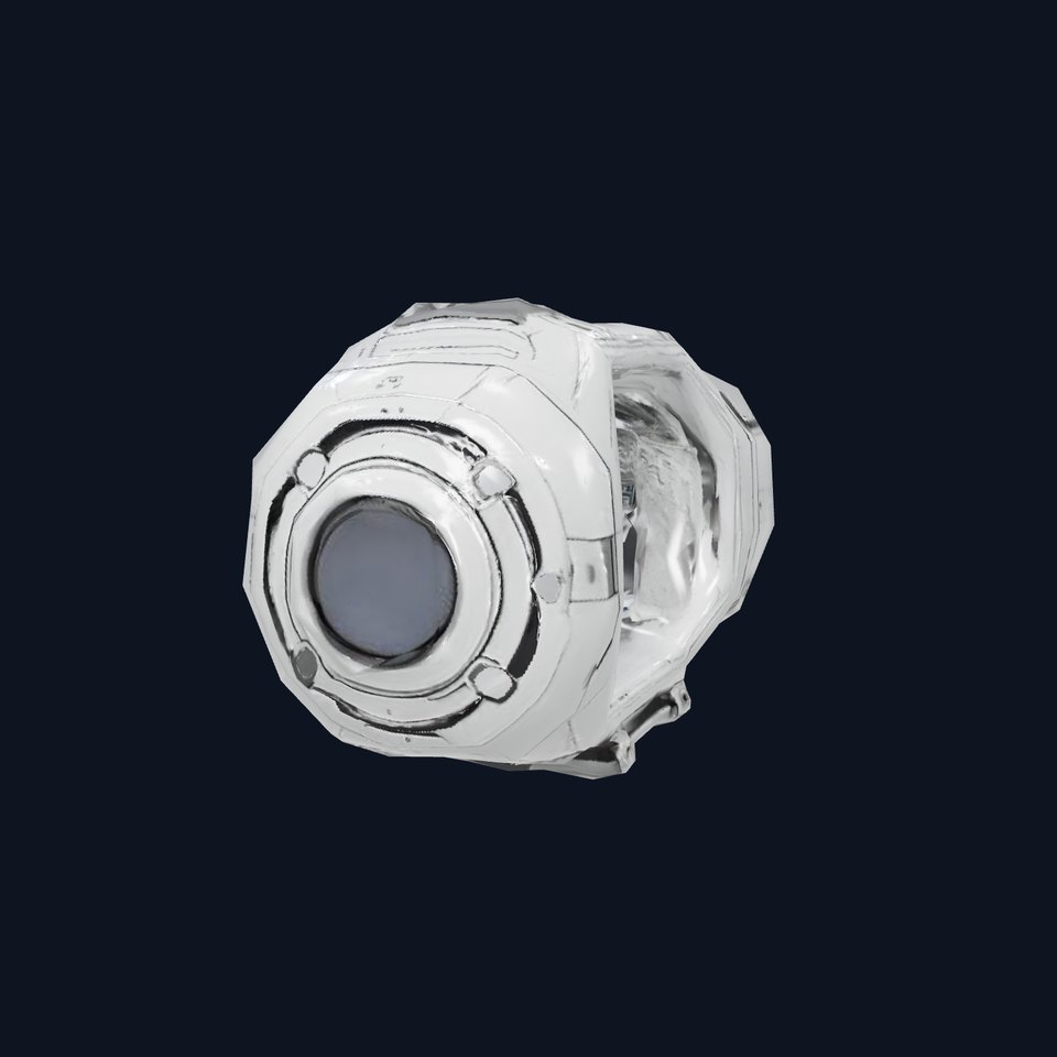 Futuristic Space Pod Interior Model Pack